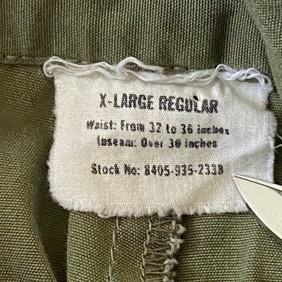 Maharishi Modified Jungle Fatigue Cargo Pants U.S. Maha Olive XL - Picture 14 of 15
